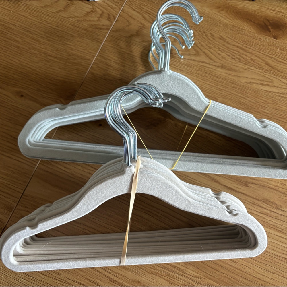 Set of Kid Sized Velvet Hangers